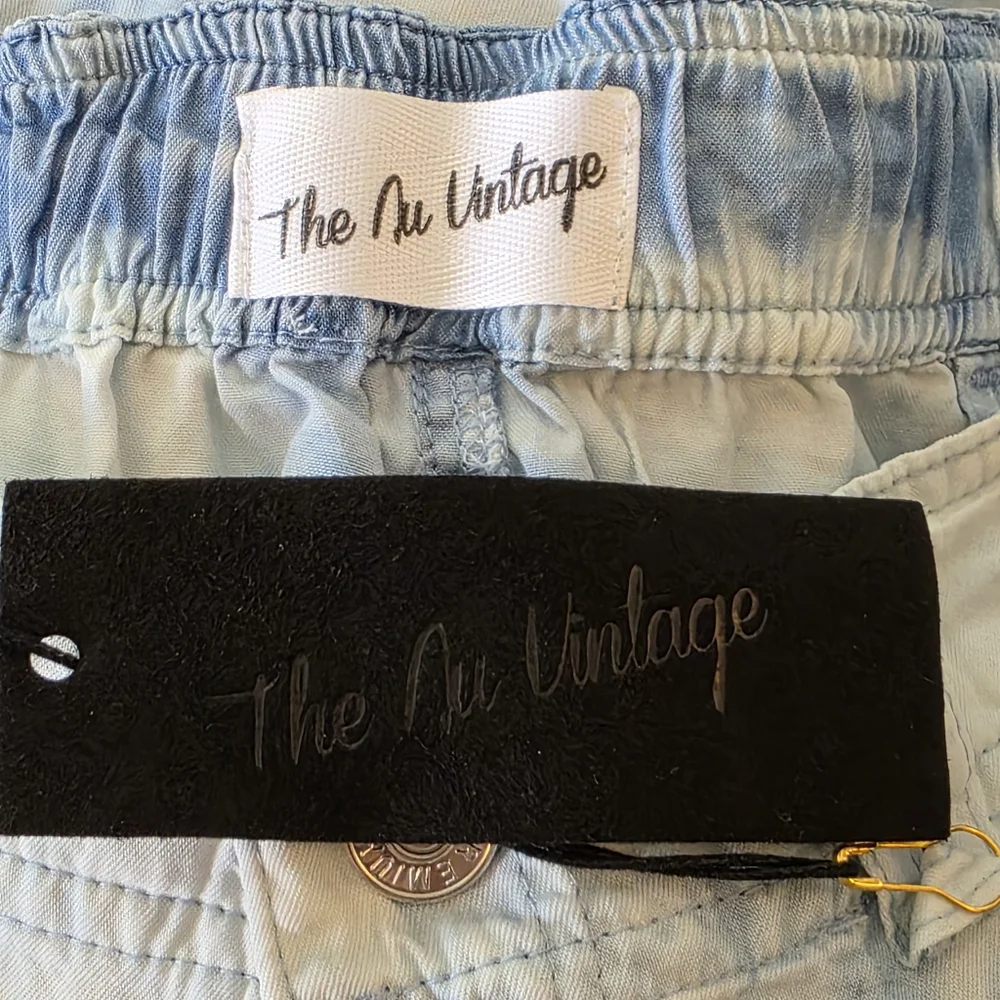 NWT The Nu Vintage Light Blue Tie Dye Cargo Pants Size Medium